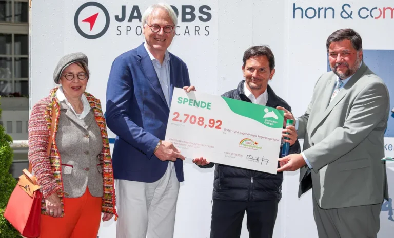 Galoppsport zeigt Herz