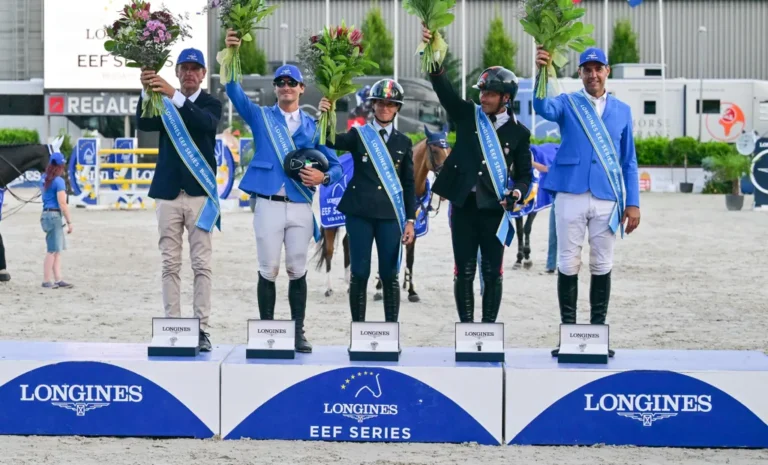 Die italienische Equipe sicherte sich in Budapest den letzten Platz in der Longines EEF-Serie