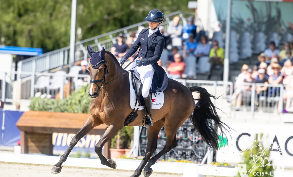 DM Luhmühlen: Julia Krajewski führt nach der Dressur