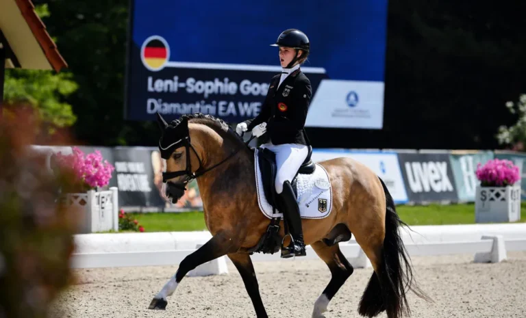 Zweimal Gold in der Dressur, Silber im Springen