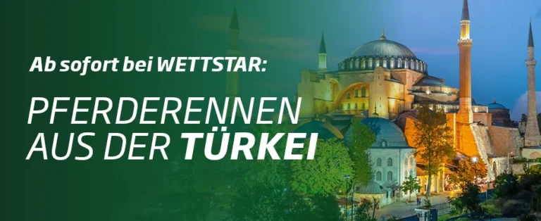 WETTSTAR präsentiert ab sofort Pferderennen aus der Türkei
