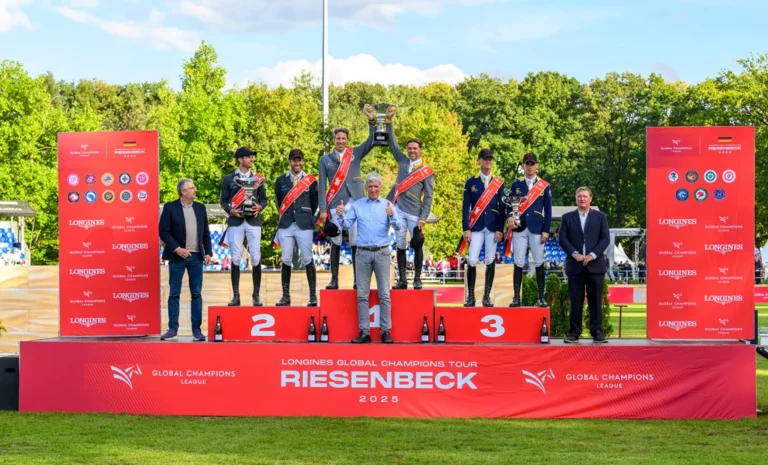 Istanbul Warriors feiern zweiten Saisonsieg bei der Global Champions League in Riesenbeck